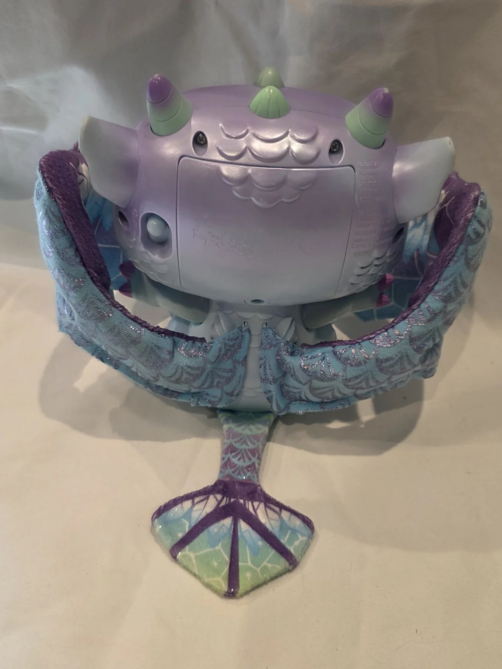 Working FurReal MoodWings Purple and Blue Snow Dragon G1 Baby Toy 2020 Hasbro